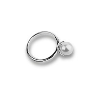 9546 Sterling Silver Pearl Ring