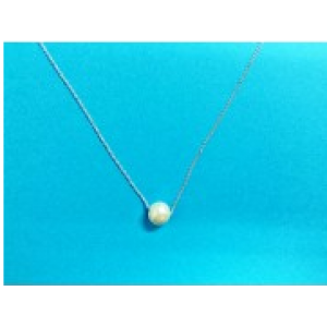 9503 6mm Round Pearl w/Cable Chain 
