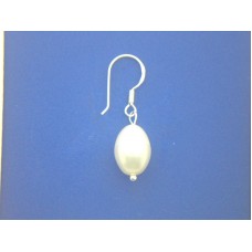 1423 Fresh Water Pearl Wire Earrings S/S