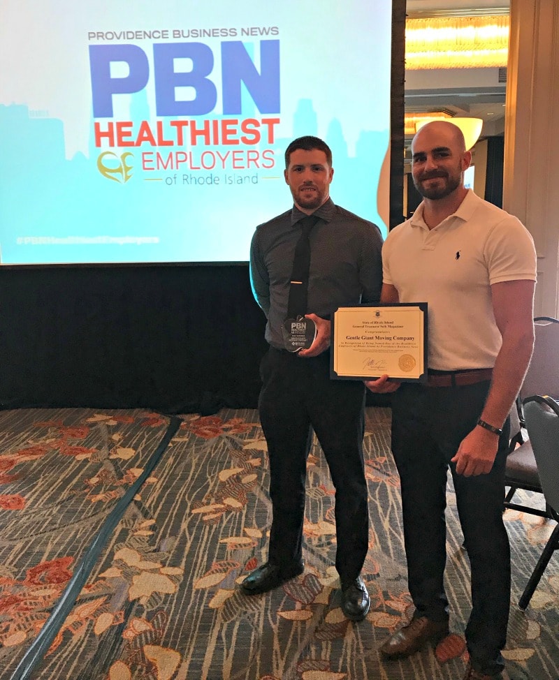Gentle Giant Rhode Island Wins Healthiest Employers of Providence Award