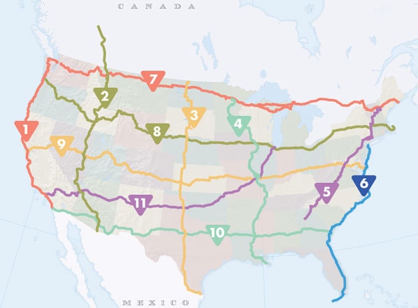 Long Distance Moving Routes