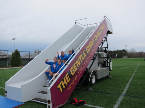 The Boston Breakers Take the Gentle Giant Challenge